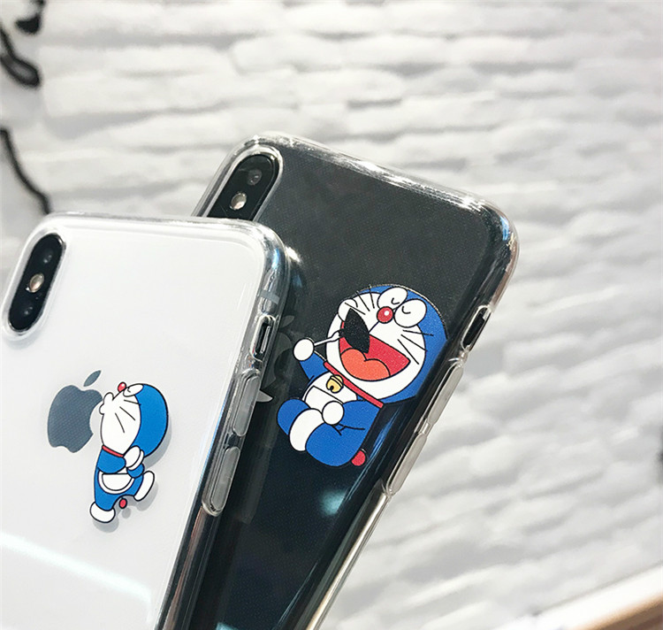 スマホケースiPhoneXs Max/Xrドラえもんキャラクター携帯カバー男女ペア耐衝撃ケースお揃い