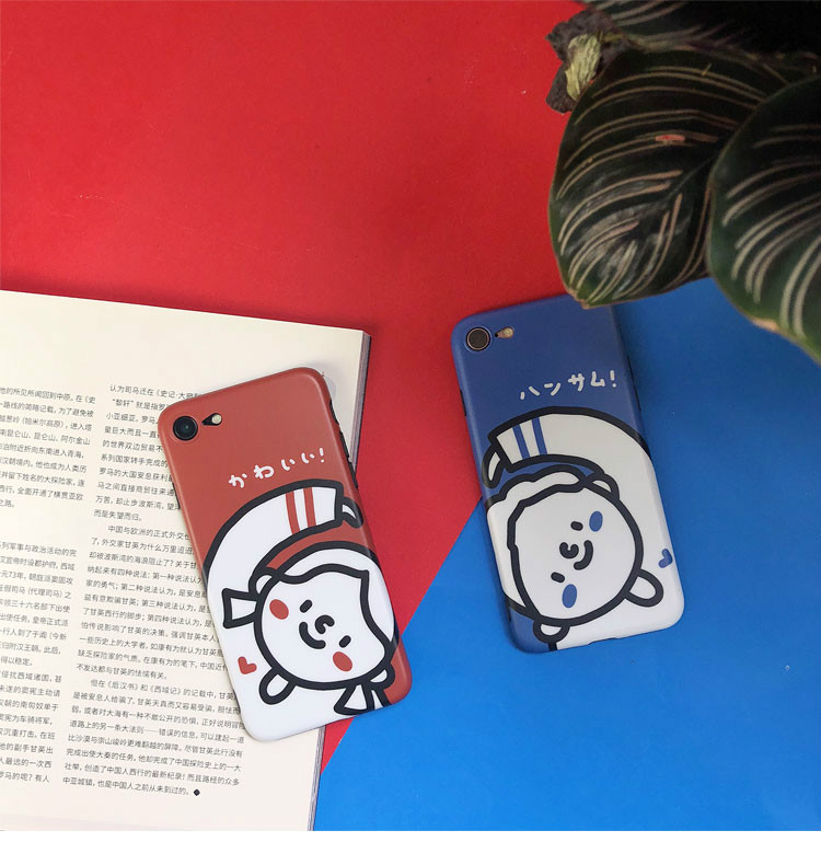 カバー男女シンプル イラスト カップル向けiPhone11 iphonexsmax XSケースかわいいお揃い7plus