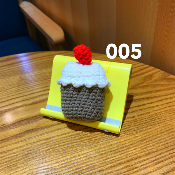 ケーキうさぎ保護用耐衝撃個性的アンパンマン毛糸 編み物AirPods 2 / 1世代対応エアーポッズ人気カバー