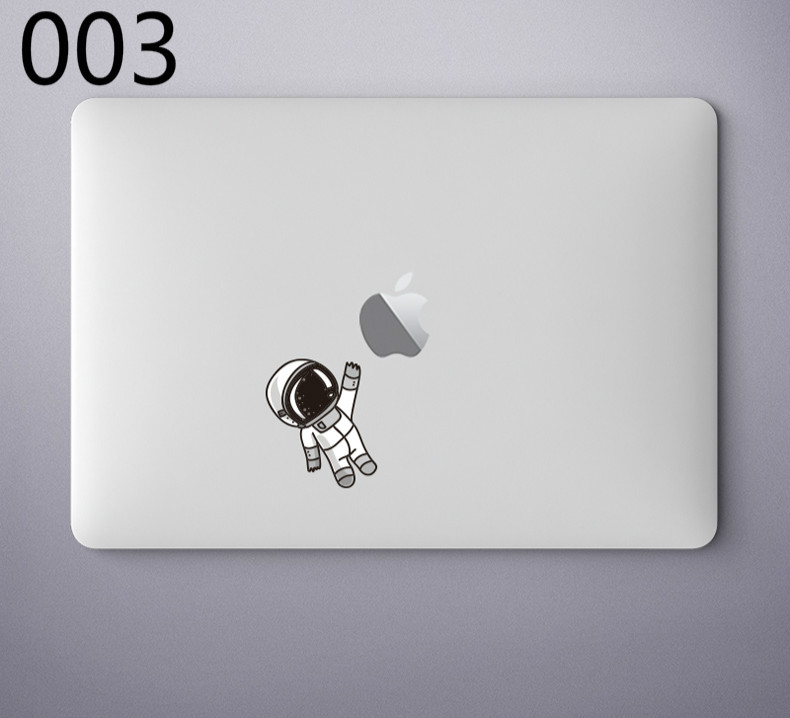 個性的MacBookシール 面白いイカ ユニコーン モノトーン デザインステッカーMacBook Pro/Air13