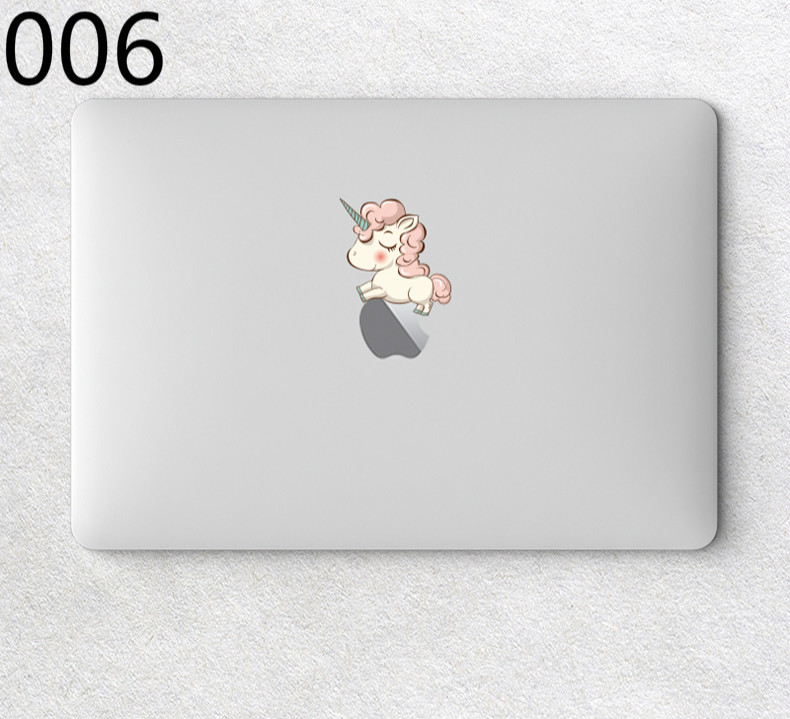 個性的MacBookシール マックブック スキンシール面白いイカデザインステッカーMacBook Pro/Air13