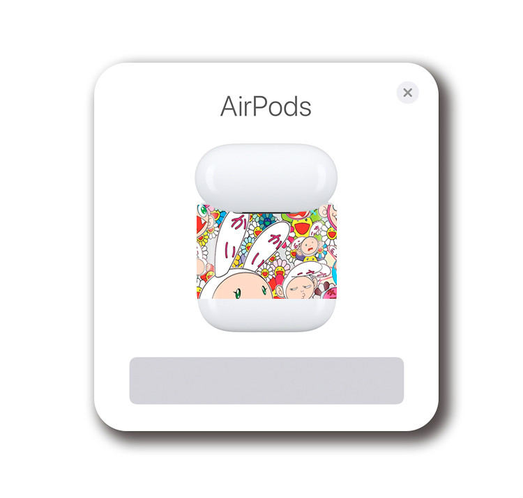 スキンシール 花柄インスタ映えairPods2フラワー カスタムデコシールkaikai kiki お花アゲ花