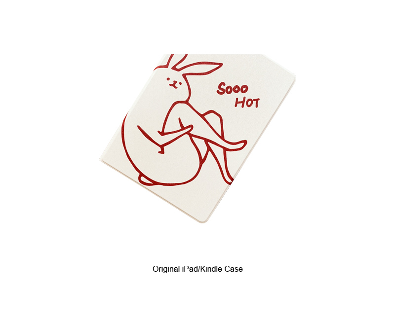 イラスト個性的うさぎiPad ケース兎ipad　レザー保護カバー ウサギ2018ブックタイプ アイパッド