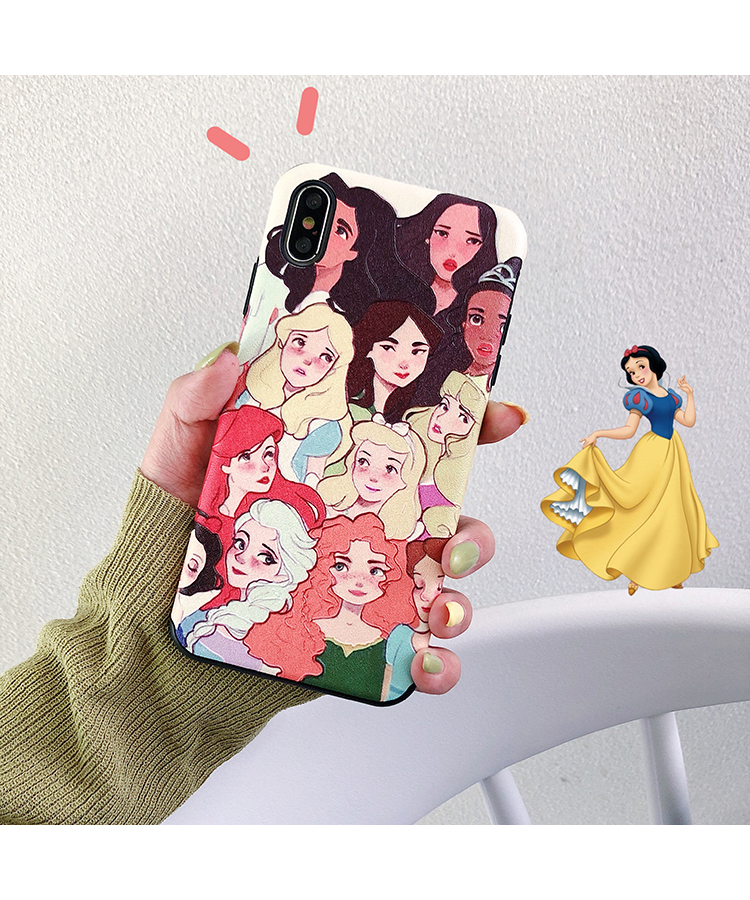 ディズニープリンセスiphone14 Pro カバー 人気 女子向け