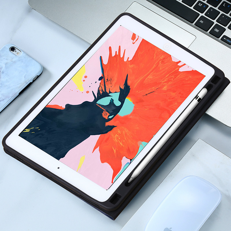 男女カップル向け2019モデルiPad2018イラストPro9.7アイパッド プロ11 pencil収納レザー