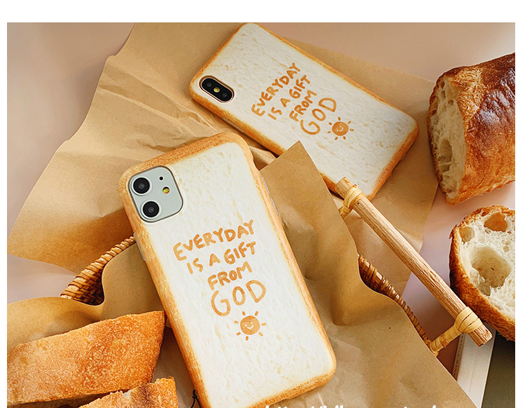 パン トーストアイフォン11 Pro/XSケース かわいい食パン