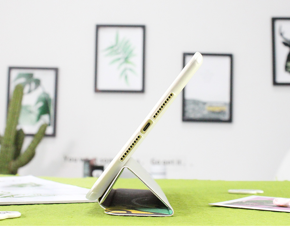 air新型ペンシル収納iPad2019ケースかわいい恐竜スタンド10.2インチApple Pencil嵌め口付きレザーカバー
