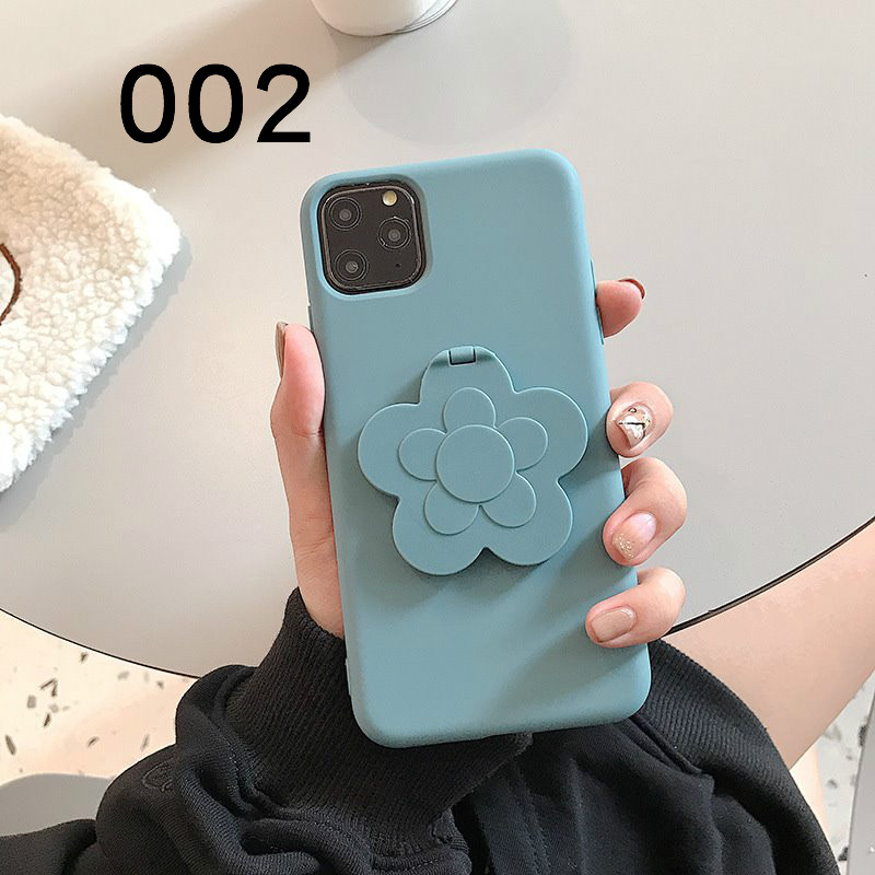 インスタ映え花柄鏡付きアイフォン11 Proケース化粧用iphonexsmaxミラー付