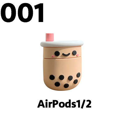 タピオカティー airpods2 airpodspro ケース 耐衝撃 カバー レディース新型 第一世代 第二世代立体pro プロ ソフトケース