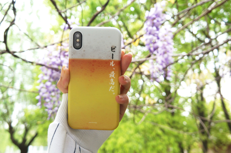 オリジナル個性的スマホケースiphone11proケース日本語iPhoneSE第2世代薄型ケース ビール酒