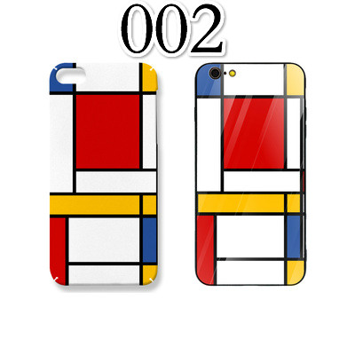 赤青黄のコンポジション幾何学模様柄アイフォン11/SE第2世代ケース上品個性的iphone11 Pro/11 Pro Max