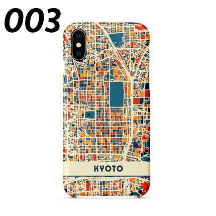 日本の町地図 京都iPhone 11 Pro Maxケース面白い街広島iphone11/SE第2世代/XRスマホケース