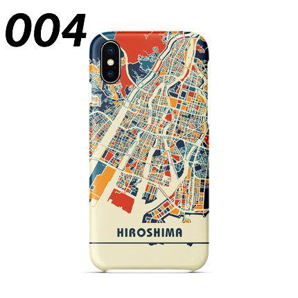 日本の町地図東京 大阪ケース面白い街広島iphone11/SE第2世代/XRスマホケース