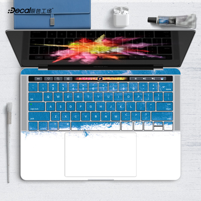 MacBook Air 13インチ シール全面保護フィルム水彩画カラフル貼りやすいステッカーpro15 air13インチ フルセット