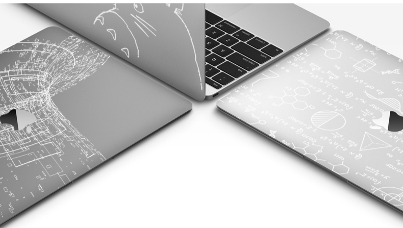 MacBook Air 13.3インチ全面貼りやすいステッカーとなりのトトロ透明フルカバー macbook air 13