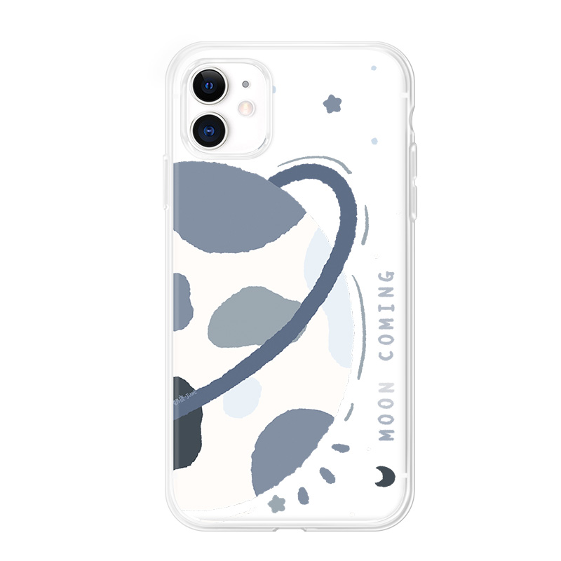 お揃い男女iphone7/8Plusシンプルイラスト透明xsmax iPhone 12 miniソフトケースiPhone 12/XR彼氏彼女ペア携帯カバー清楚系