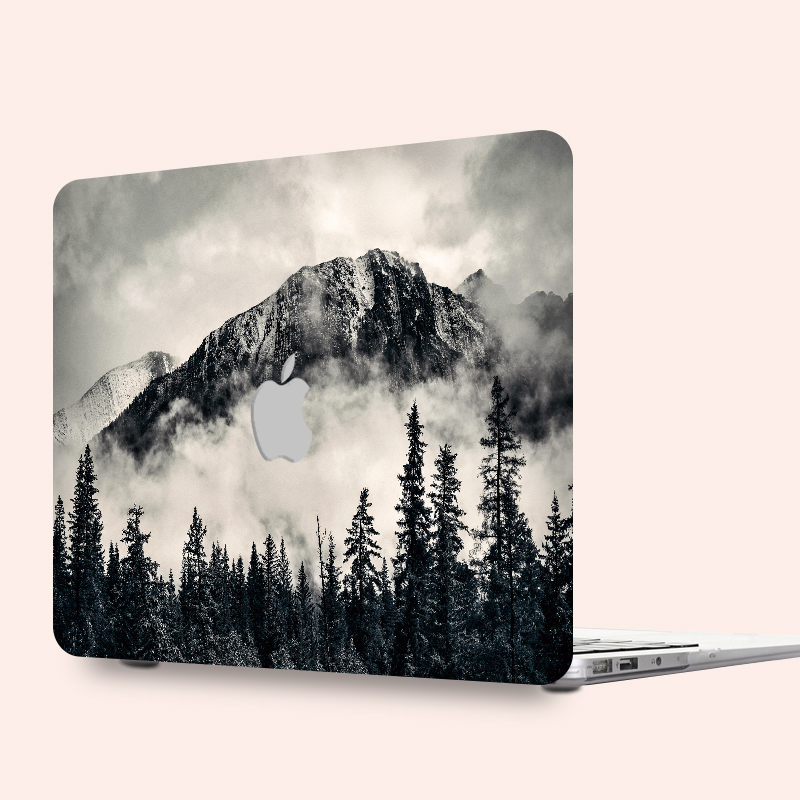 可愛い猫柄MacBook Air 13耐衝撃カバー パソコンケース山風景マックブックケースMacBook Pro 13 ケース