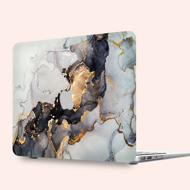 可愛い猫柄MacBook Air 13 ケース清楚系耐衝撃ケース山風景マックブックケースMacBook Pro 13 ケース