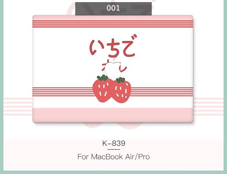 ピンクいちごmac book air macbook pro 13 15 ケースかわいいセサミストリート保護カバー マックブックエアー ドラえもん