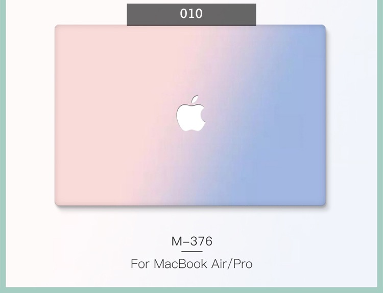 マックブックエアー ドラえもん15 16インチ清楚系女の子グラデーション色落下防止アップル PCケース