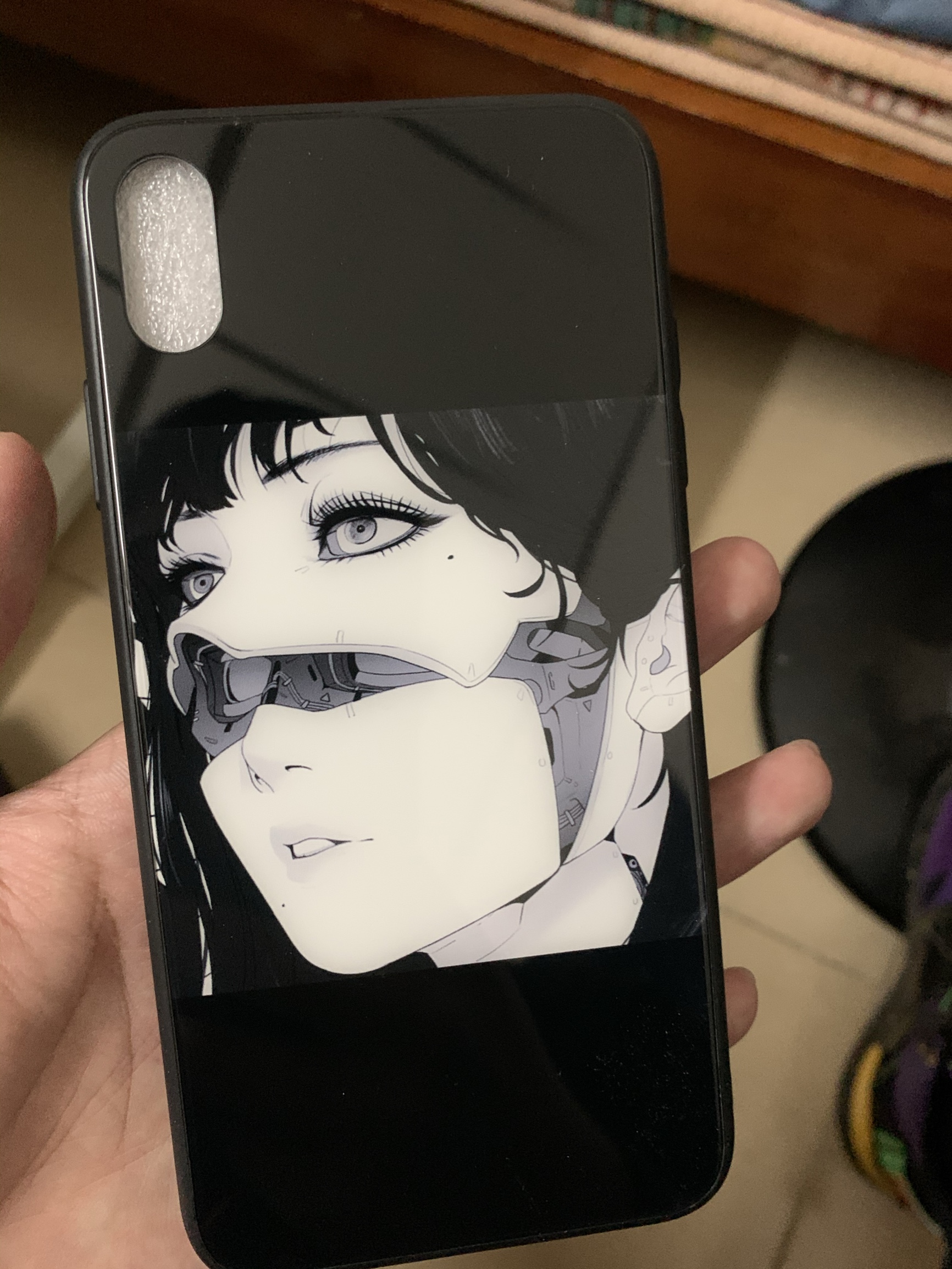 女子iPhone 12 Pro Max/12 miniケース黒いアイフォン12 Pro/12/11 Pro携帯カバー黒色