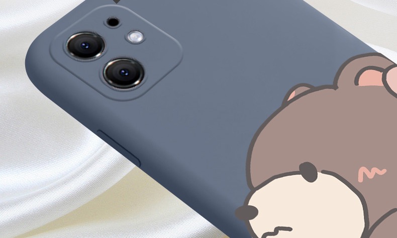 くまアイフォン12 Pro Maxシリコン男女カップル向けiphone12/12 miniクマ面白いペア12promxウサギ12mini
