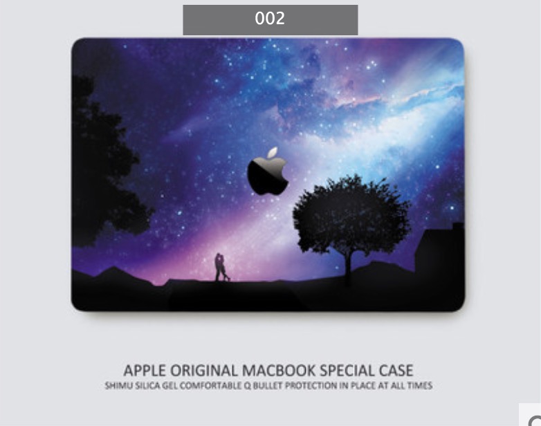 夜空きれいMacBook Air 13 ケース銀河ペア2021 2020 モデル耐衝撃 山 夜景ブラック