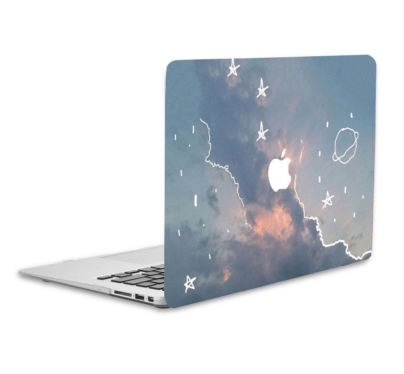 雲柄MacBook Air 13 2020 2019 ケース軽い 薄い夕日かわいいAir Pro 11 13 12 15 16インチ Retina ハードカバー