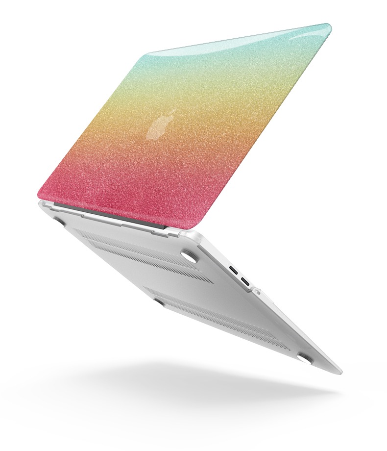 macbookproケース13.3インチ綺麗フルカバーハードケース虹色2020 M1チップ搭載モデル可愛い保護カバー