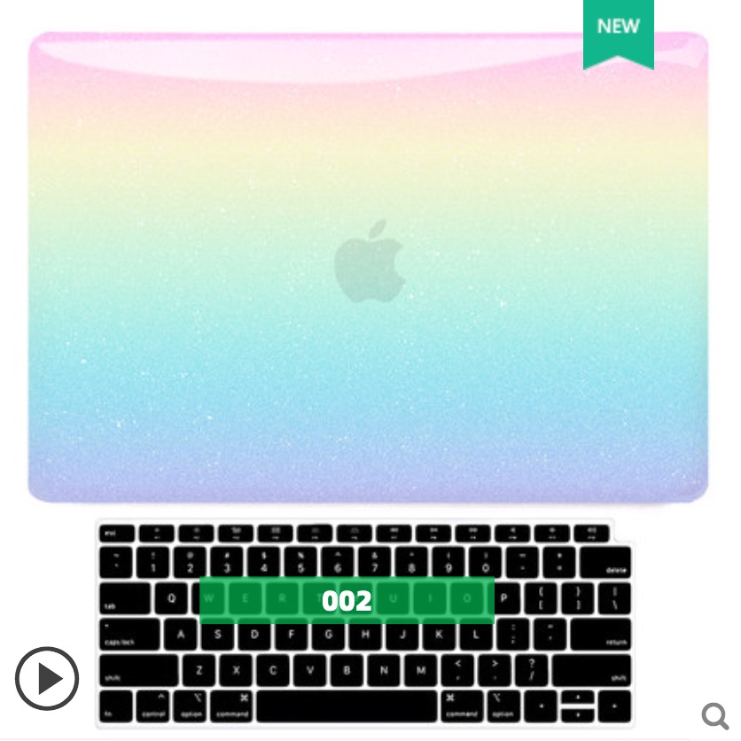 可愛い保護カバーMacBook Air 13用ケースマックブック エアーきらきらつやありMacbook Air
