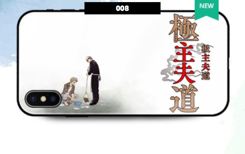 龍 美久ソフトケースXRヤクザ全機種対応スマホカバー漫画主夫 背面硝子