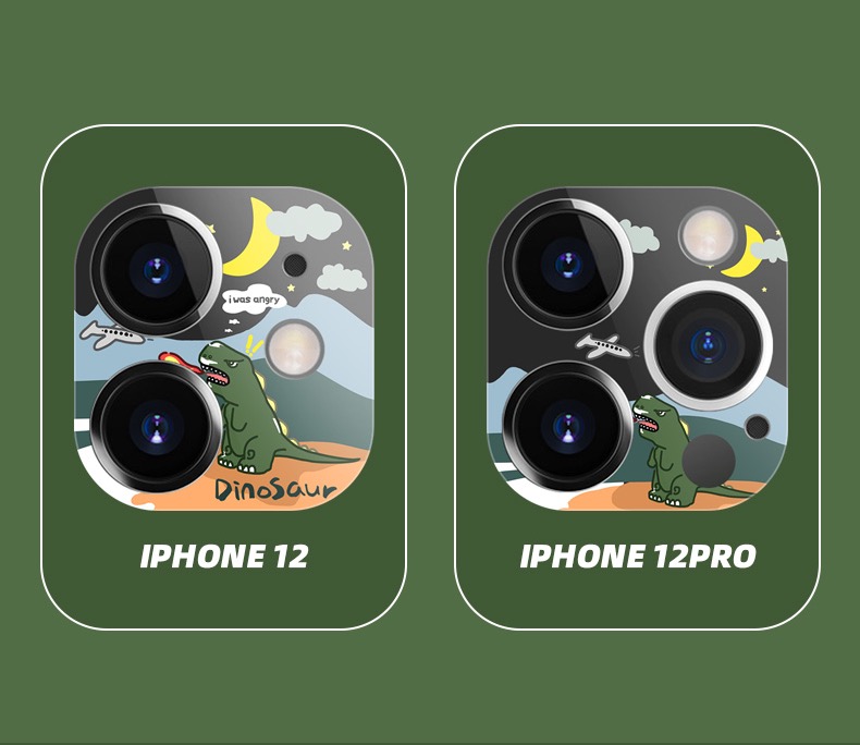 高級アイフォン12pro花柄カメラ レンズ 保護フィルム12promax iPhone12miniクレヨンしんちゃん