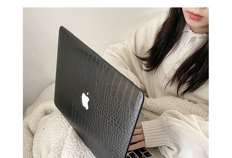 合成皮革黒色macbookproソフト黒いワニ クロコダイル2020 MacBook Air 13インチかっこいいブラック ワニ革
