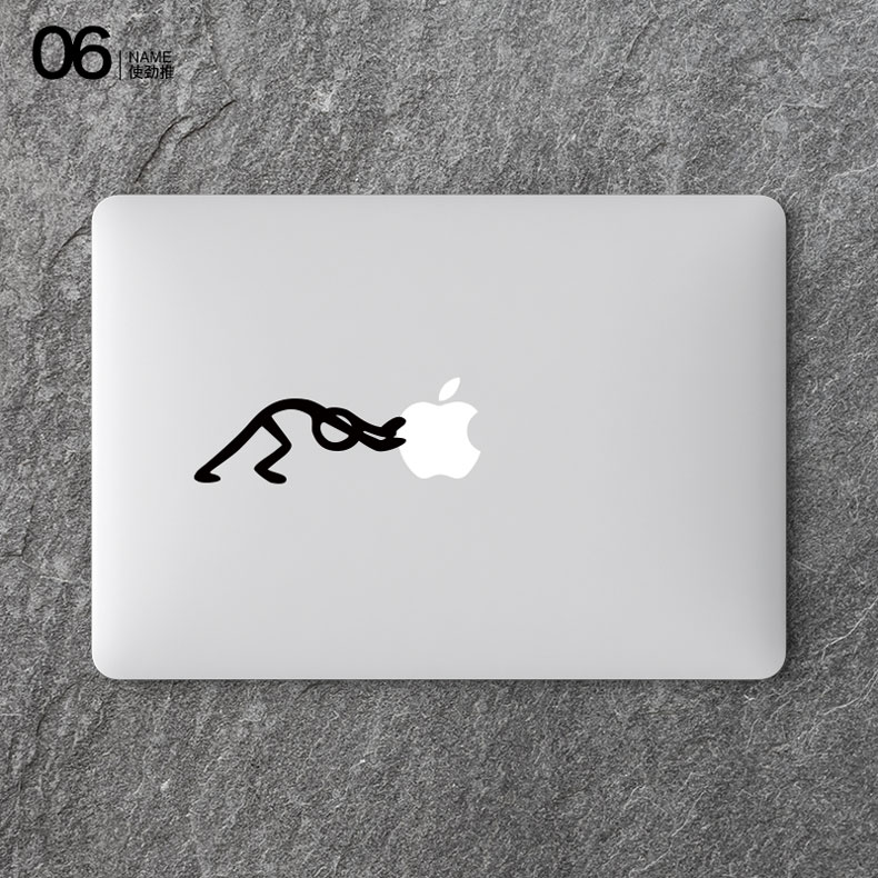 MacBook Air Retina 2020シンプル個性的ロゴシールデコシール面白いイラストMacBook Air 2017