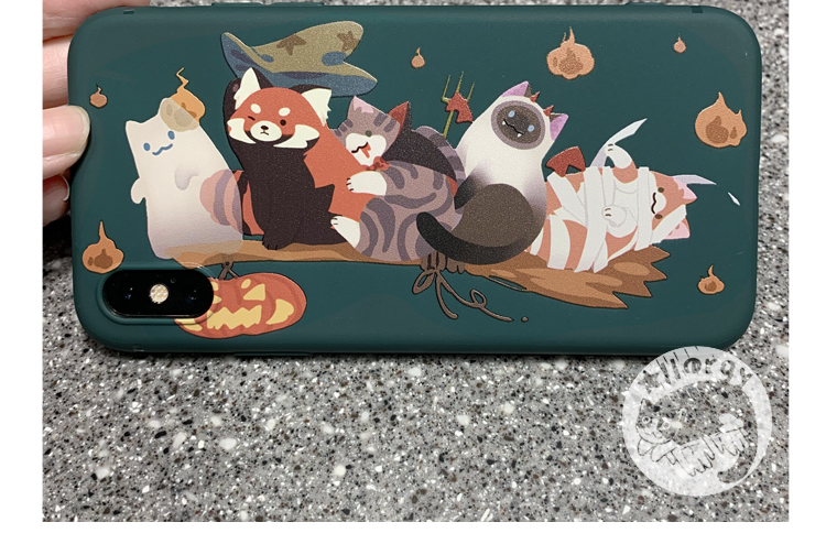 レッサーパンダiPhone 13 Pro/13 miniケース薄型ハロウィーン猫ネコ柄アイフォン12 Pro Max