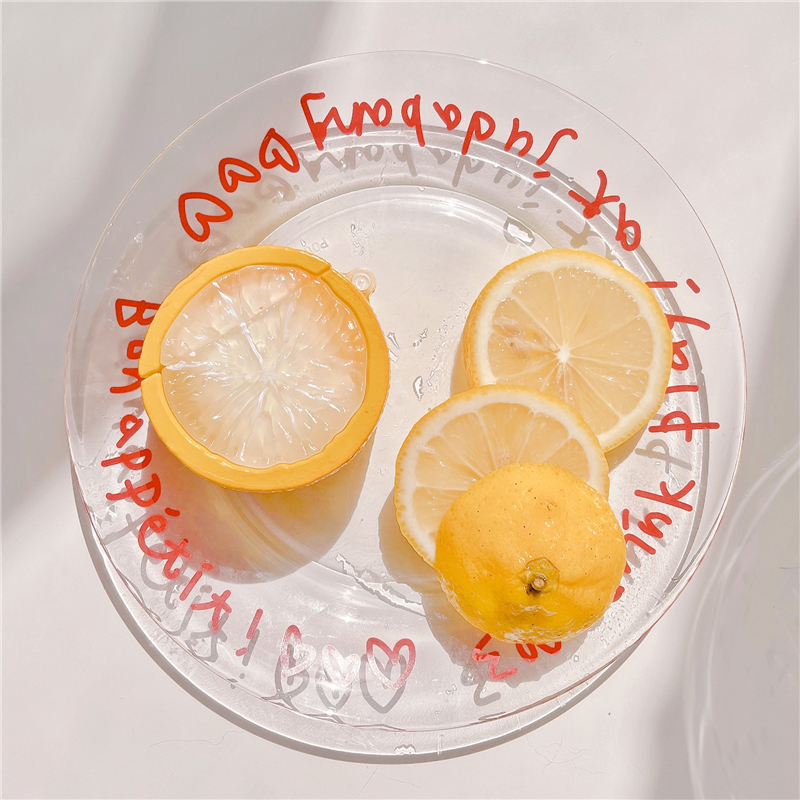 オリジナルおしゃれレモン エアーポッズカバー可愛いAirpods2/3Proケース果物エアーポッドケース