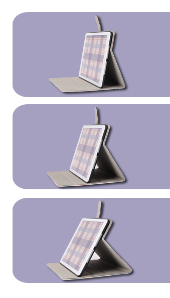 オリジナル紫色2020ipad10.2/10.5インチチェック・ボーダー チェック模様12.9インチiPad Pro第5世代