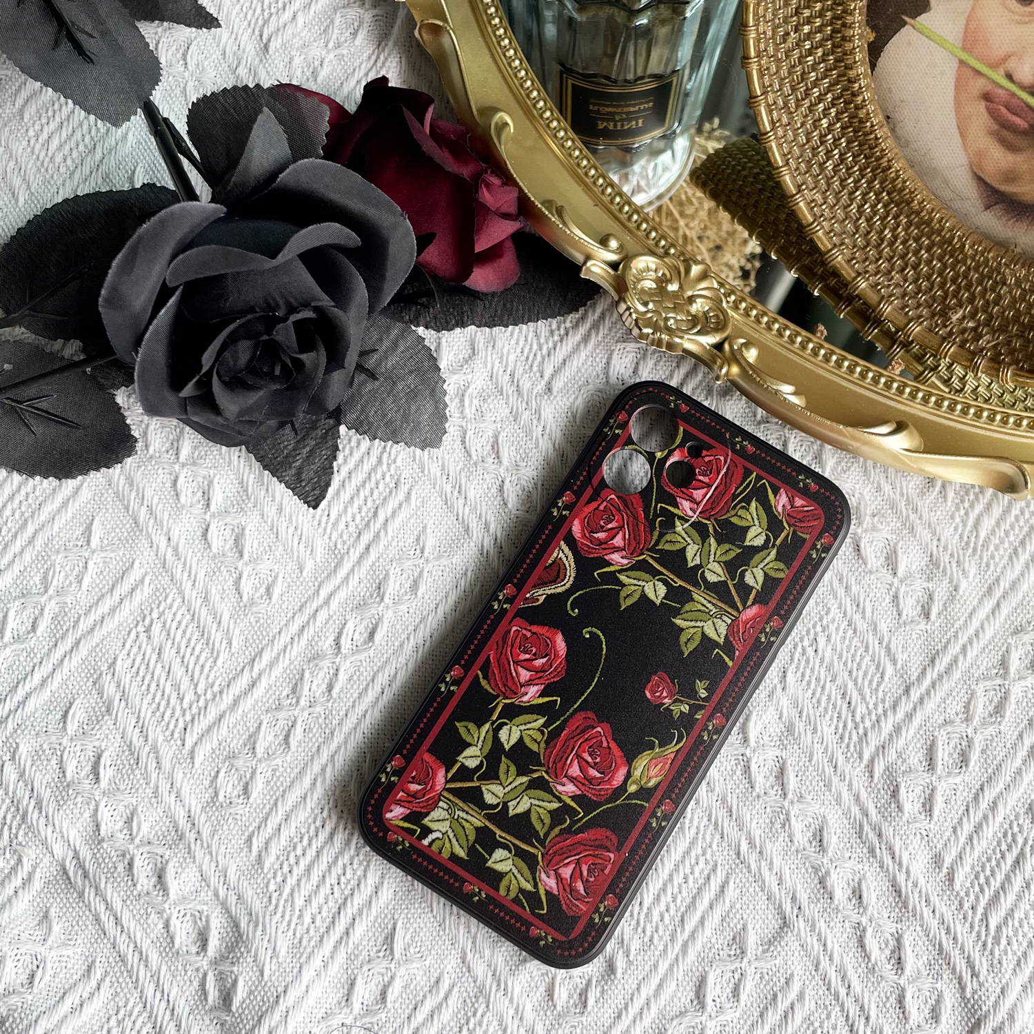 バラiPhone 13 Pro/13miniケース綺麗ローズ薔薇 花アイフォン12/11proスマホケース可愛い高級感