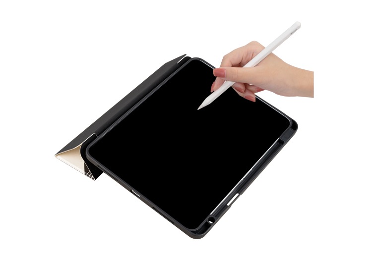 iPad Pro第5世代air3/4チェック柄タブレットケース12.9ソフトレザー10.911インチiPad Pro第3世代ケース黒 白iPad mini6