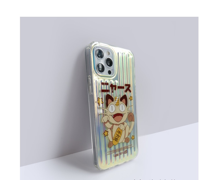 アイフォン13 Pro/13promax ニャース可愛いiphone12ケース招き猫スマホケース光沢