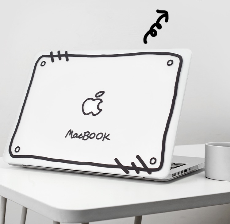 二次元macbookproケース16インチ14インチMacBook Pro 2021 air13クリアカバー