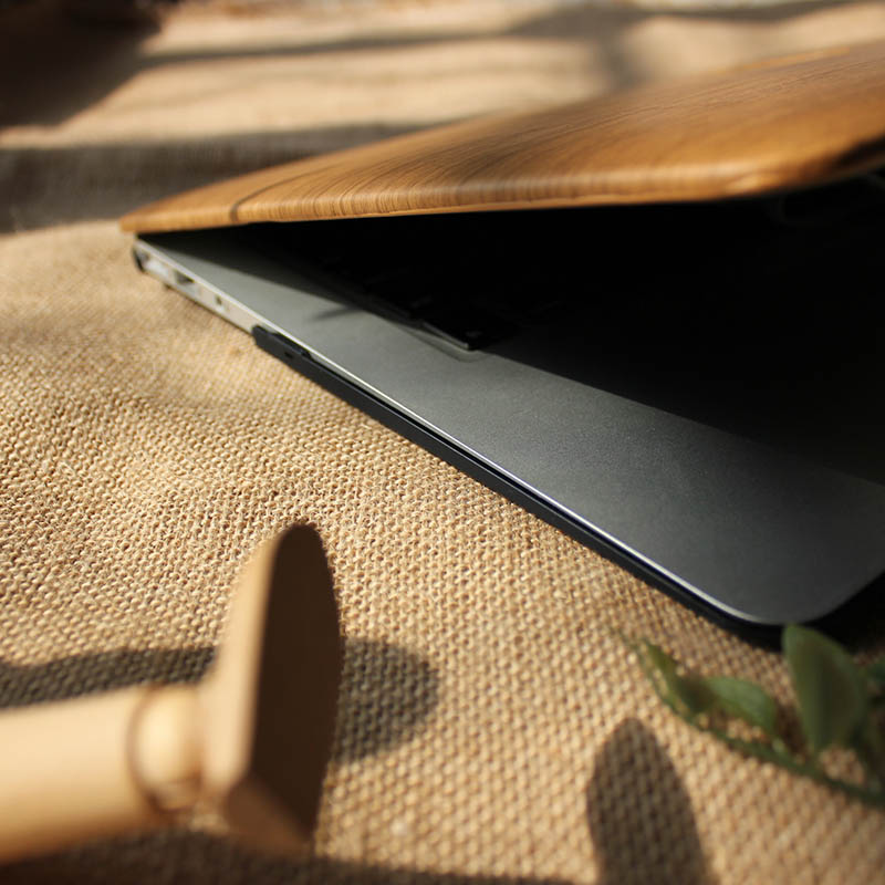 木目調高級ウッド革製MacBook Pro 13インチ ケースマックブックエアーMacBook Air 13.3保護ケース