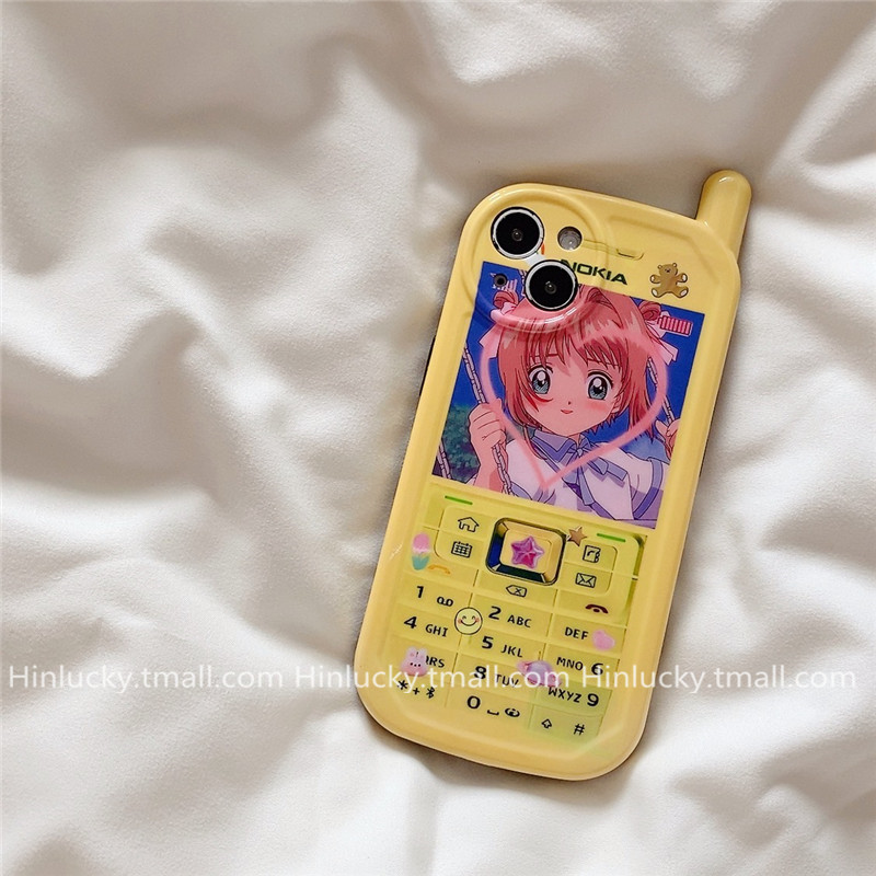 面白いNOKIA携帯電話外観iPhone 13可愛い美少女戦士セーラームーンiPhone13pro max/11