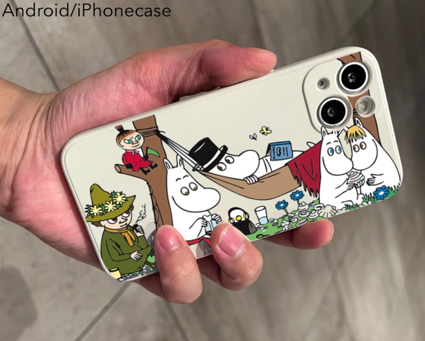 ムーミン 13/11ケース キャラクター ムーミンアニメiPhone SE第3世代