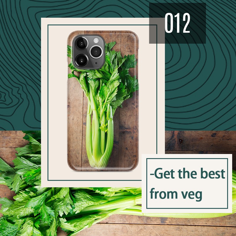 iPhone 13 Pro/12Pro/12miniキャベツ薄型スマホケース11ハードカバー白菜