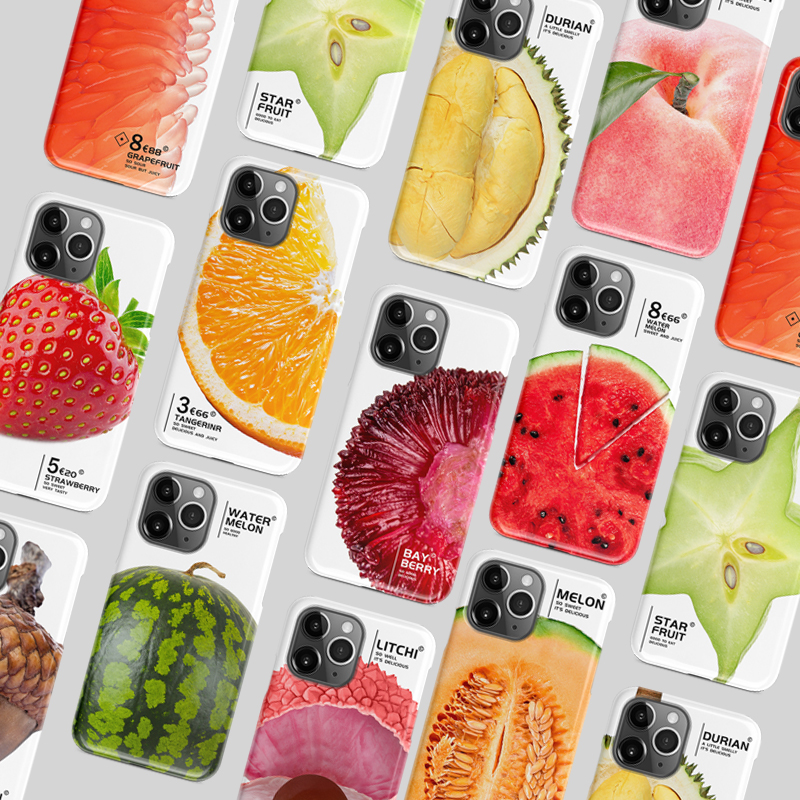 夏っぽい果物iPhone 13 Proケース可愛いモモ西瓜メロンiPhone13ケース薄型12/11ハードケース フルーツ