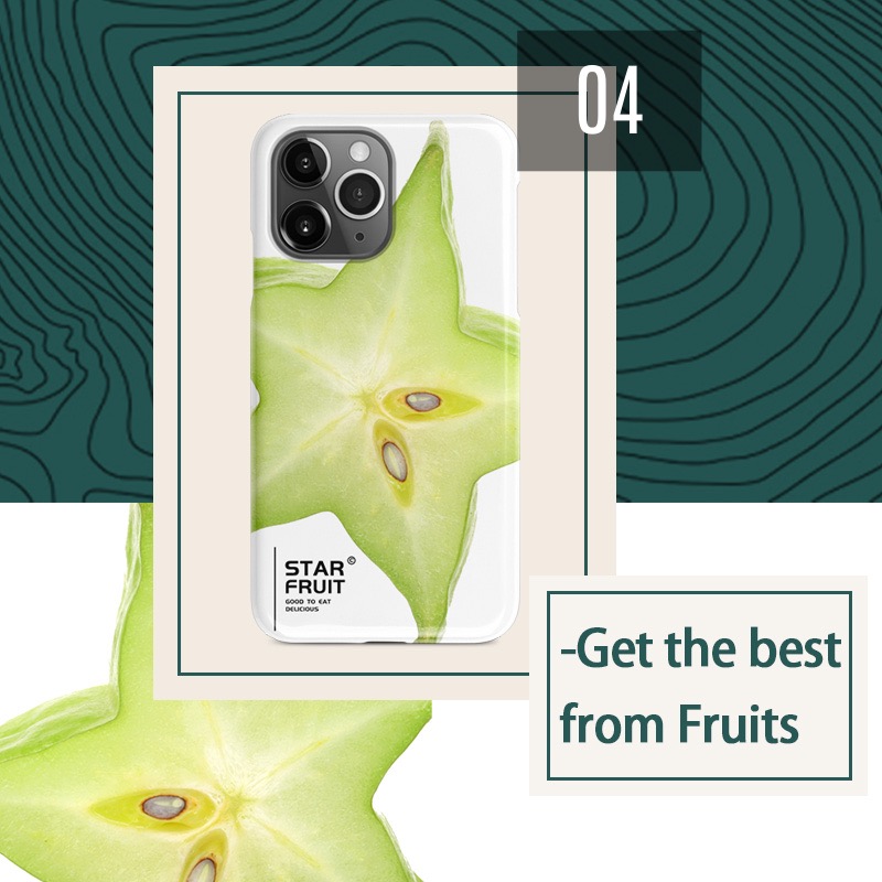 夏っぽい果物iPhone 13 Proケース可愛いモモ西瓜メロン12/11ハードケース フルーツ