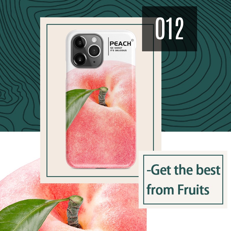 メロンiPhone13ケース薄型12/11ハードケース13 Pro Max/13mini/12proカバー ドリアンりんご柚子
