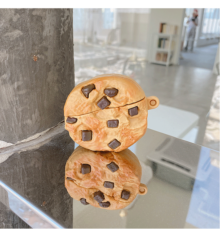 チップスアホイairpodsproケース面白いairpods保護airpods2第3世代チョコレート チップ クッキー