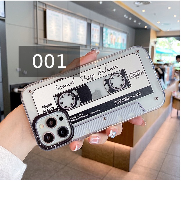 耐衝撃おしゃれクラシック磁気テープiphone12/13/14 Proケース面白いレトロ11テープ磁気録音アイフォン14 Pro Max